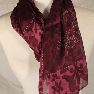 Emanuel Ungaro purple & pink silk scarf, 34x34